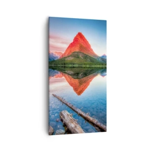 Lærredstryk - Billede på lærred - Varme og kulde - 55x100 cm