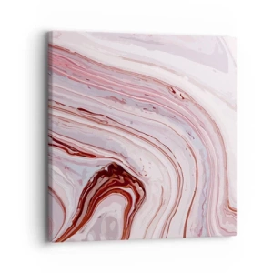 Lærredstryk - Billede på lærred - Lige frem og derefter til højre ned - 30x30 cm