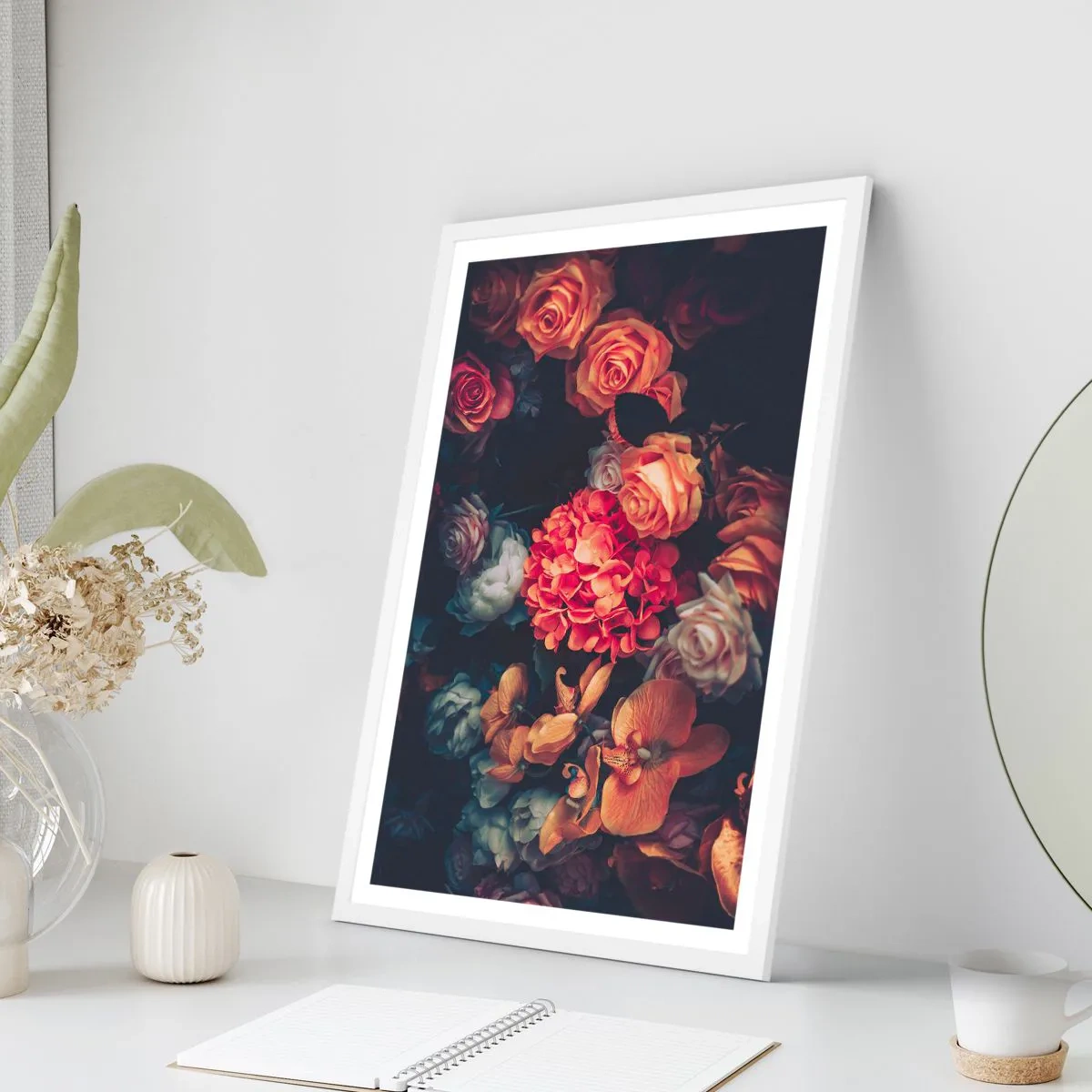 Plakat i hvid ramme - Ligesom de hollandske mestre - 30x40 cm