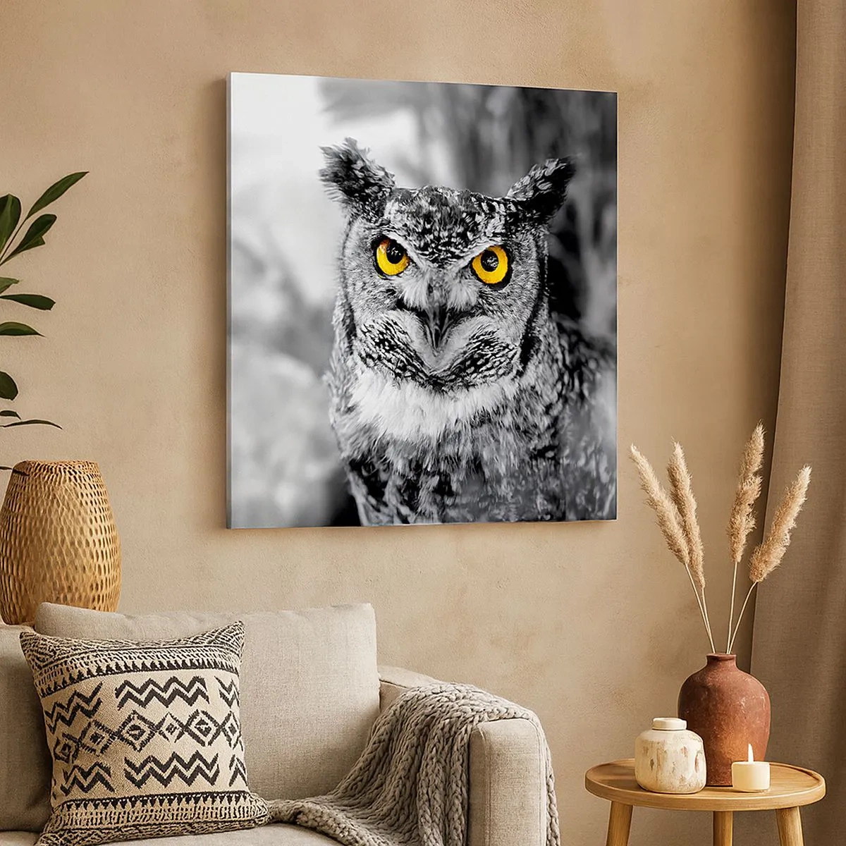 Lærredstryk - Billede på lærred - Intet kan skjules - 30x30 cm