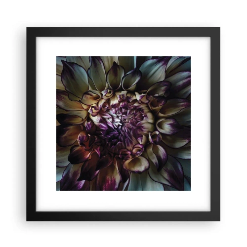 Plakat i sort ramme - Ungdommens blomstring - 30x30 cm