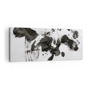 Lærredstryk - Billede på lærred - En metode i galskaben? - 120x50 cm