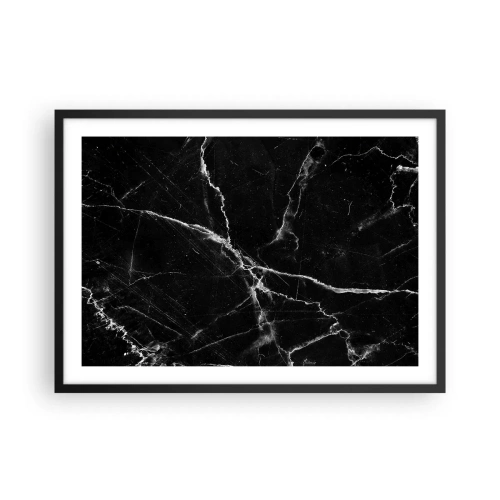 Plakat i sort ramme - Stenens hemmelige liv - 70x50 cm