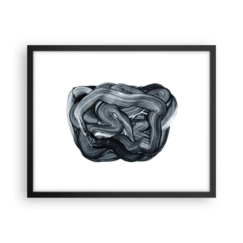 Plakat i sort ramme - Så enkelt er det ikke - 50x40 cm