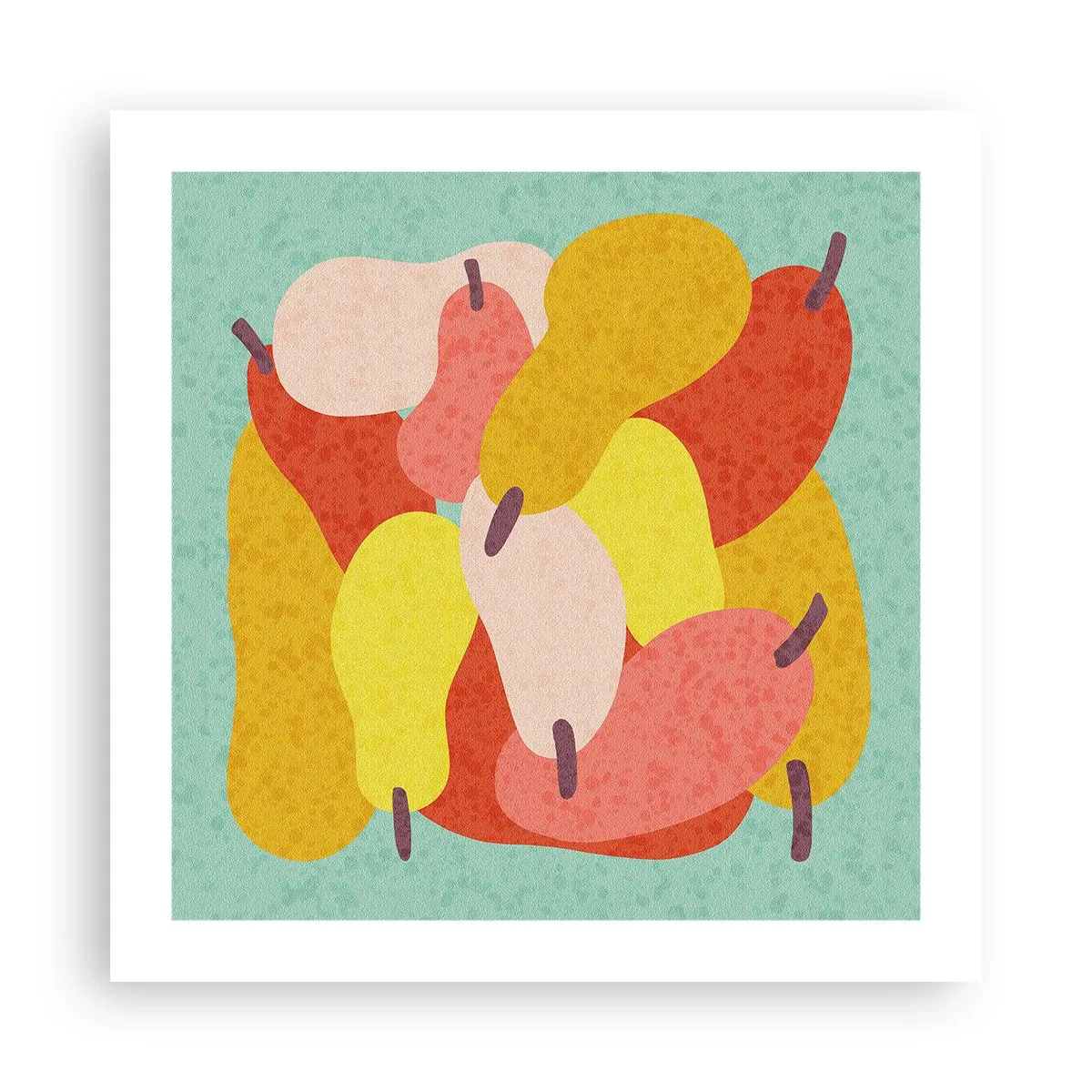 Plakat - Smag på sommersolen - 50x50 cm