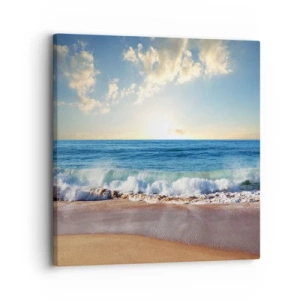 Lærredstryk - Billede på lærred - Bevægelse og stilhed på samme tid - 30x30 cm