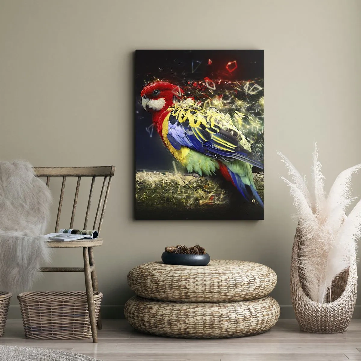 Lærredstryk - Billede på lærred - Budbringeren af udstråling - 65x120 cm