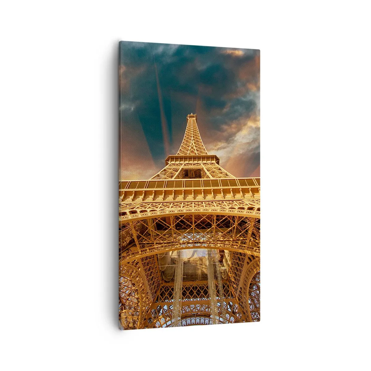 Lærredstryk - Billede på lærred - Hvordan menneskeheden nåede himlen - 55x100 cm