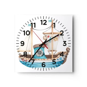 Vægur, Uret - Ohøj, eventyr! - 30x30 cm