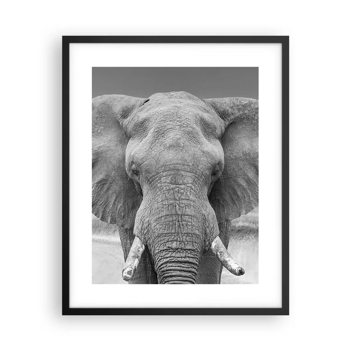 Plakat i sort ramme - Velkommen til min verden - 40x50 cm