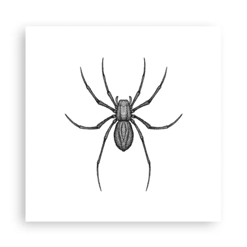 Plakat - Foruroligende præcision - 30x30 cm