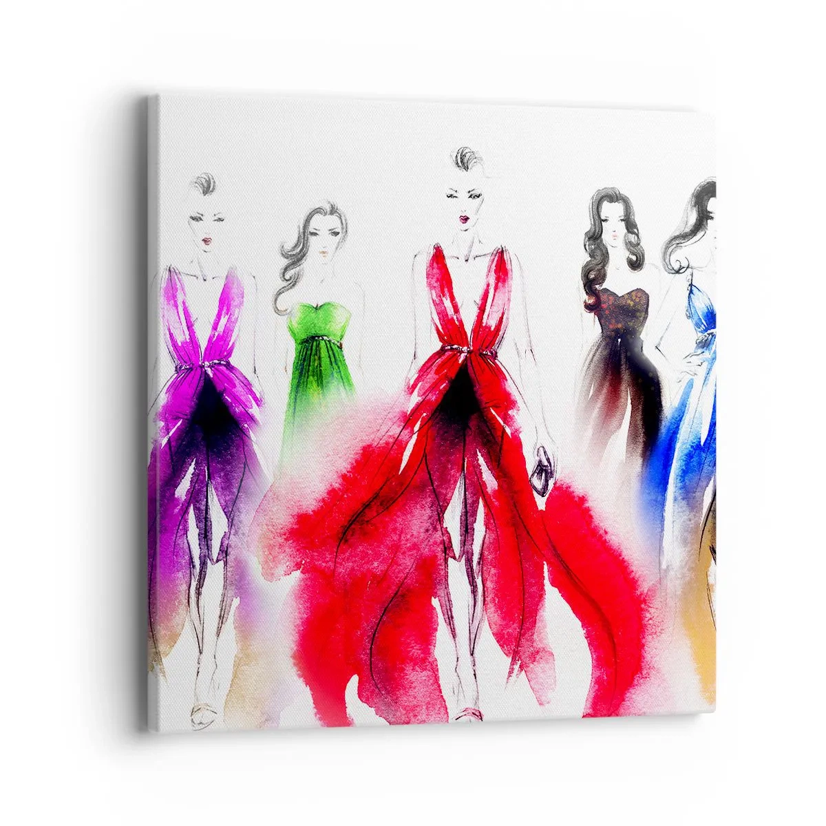 Lærredstryk - Billede på lærred - Stemninger til outfits - 40x40 cm