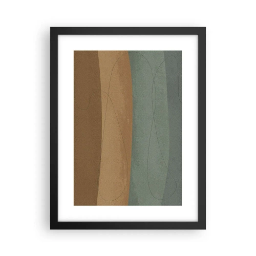 Plakat i sort ramme - Vandret sammensætning - 30x40 cm