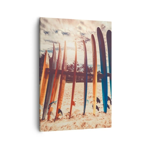 Lærredstryk - Billede på lærred - Godnat, indtil i morgen - 50x70 cm