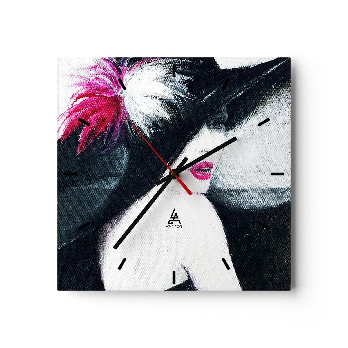Vægur, Uret - Altid et mysterium - 40x40 cm