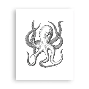 Plakat - Dans med bølger - 40x50 cm