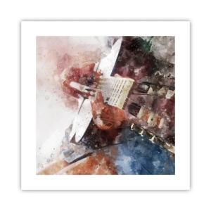 Plakat - Og hvad synes du? - 40x40 cm