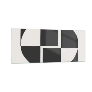 Billede på glas - Antitese - syntese - 100x40 cm