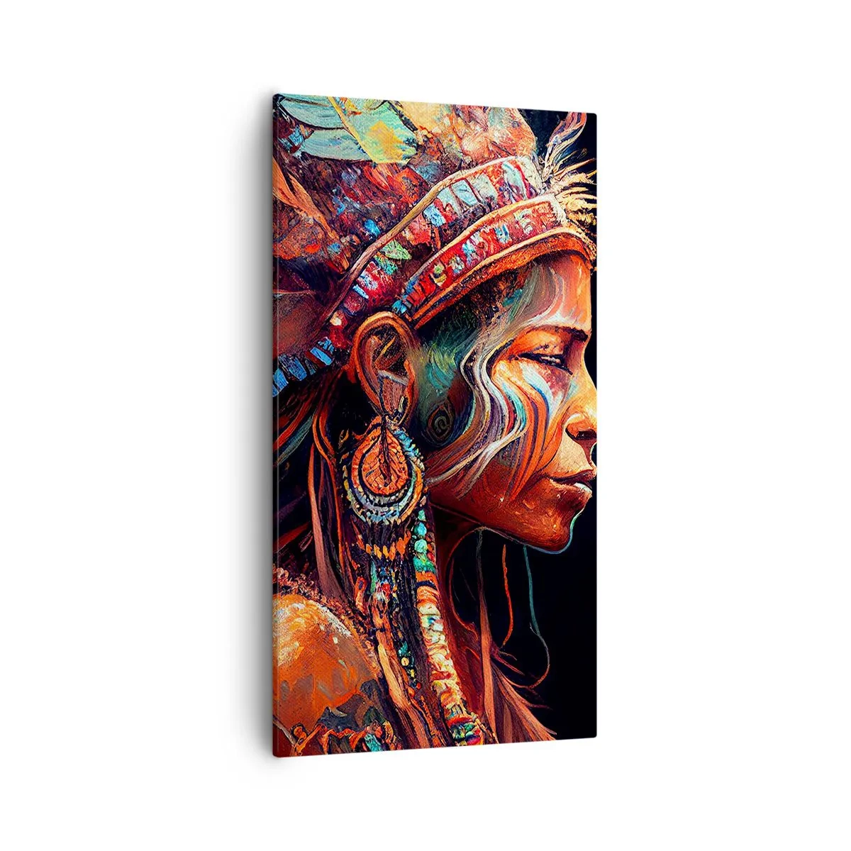 Lærredstryk - Billede på lærred - Et magisk ritual - 55x100 cm