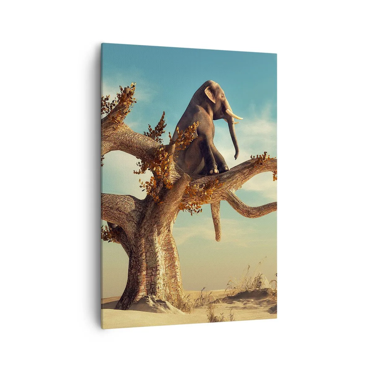 Lærredstryk - Billede på lærred - Et nyt synspunkt - 70x100 cm