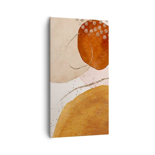Lærredstryk - Billede på lærred - Rundhed og bevægelse - 55x100 cm