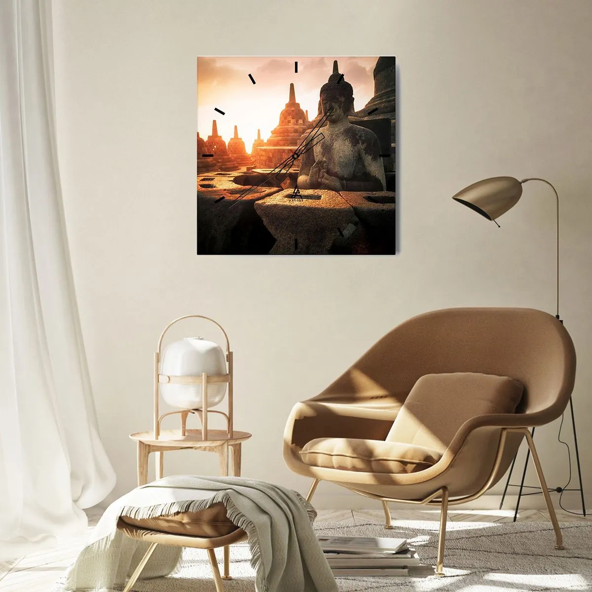 Vægur, Uret - Vejr med stor visdom - 40x40 cm