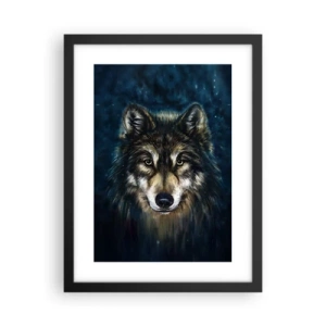 Plakat i sort ramme - Alfa? Og omega - 30x40 cm