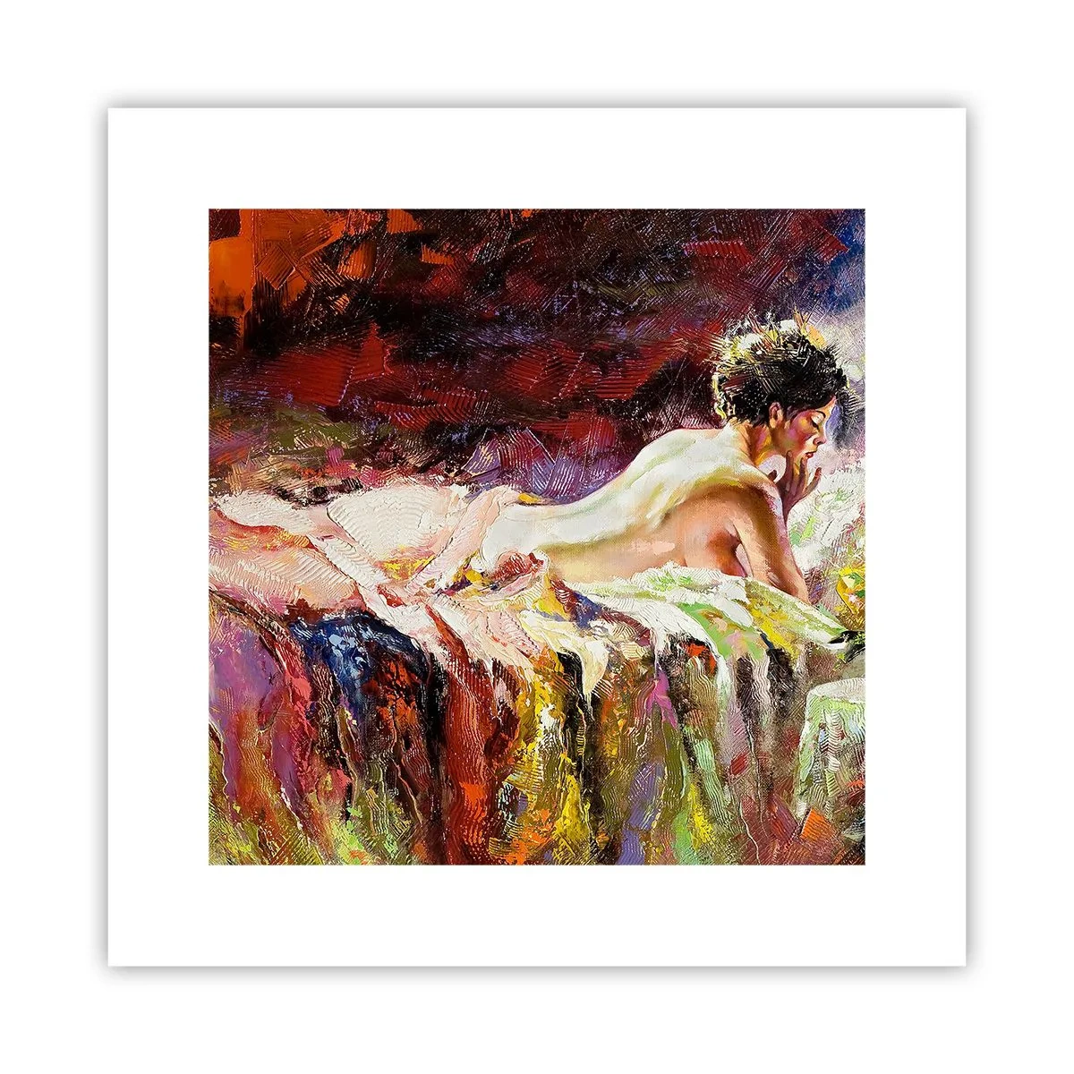 Plakat - Eftertænksom Venus - 30x30 cm