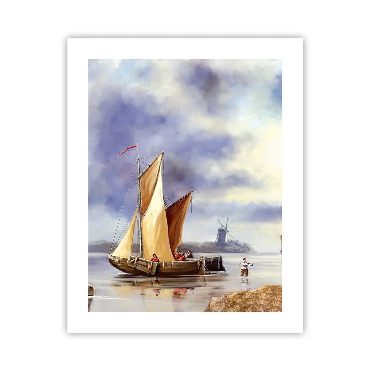 Plakat - Sømændenes tilbagevenden - 40x50 cm