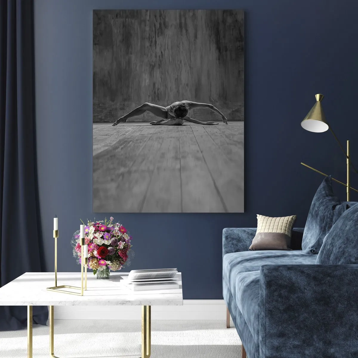 Billede på glas - Symmetri fundet - 50x70 cm