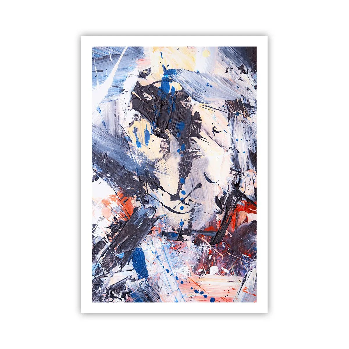 Plakat - Abstraktionens vanvittige dans - 61x91 cm