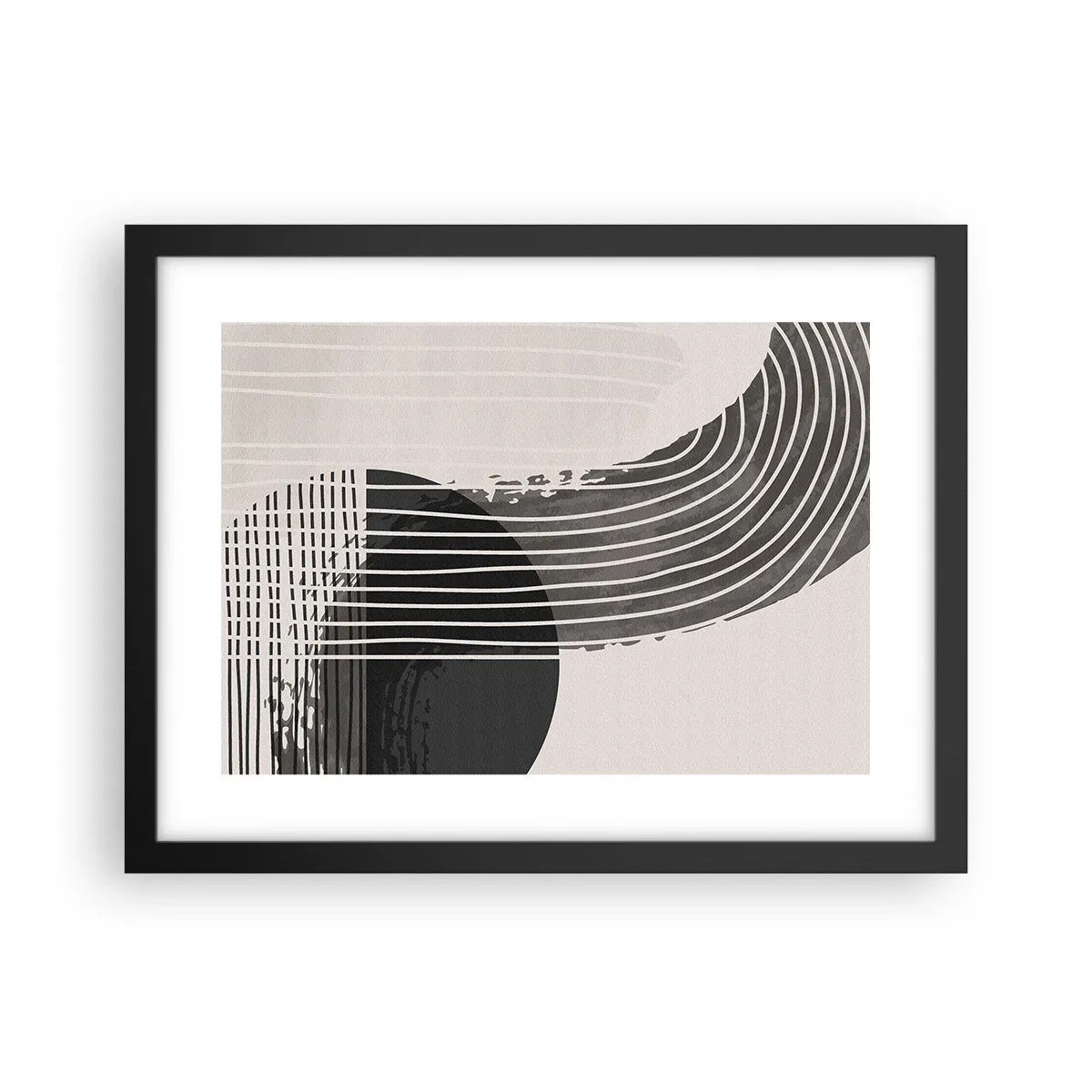 Plakat i sort ramme - Derhen og tilbage - 40x30 cm