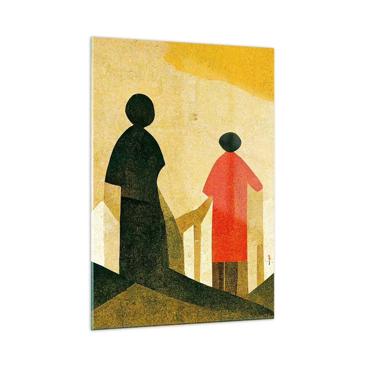 Billede på glas - Stadig langt væk - 50x70 cm