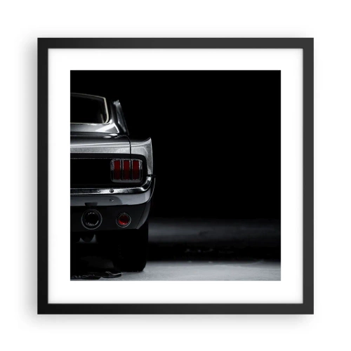 Plakat i sort ramme - Klassisk charme - 40x40 cm