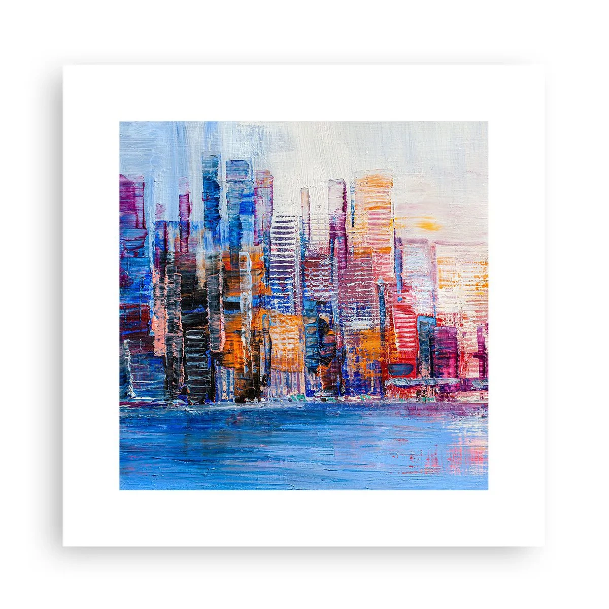 Plakat - En glad metropol - 30x30 cm