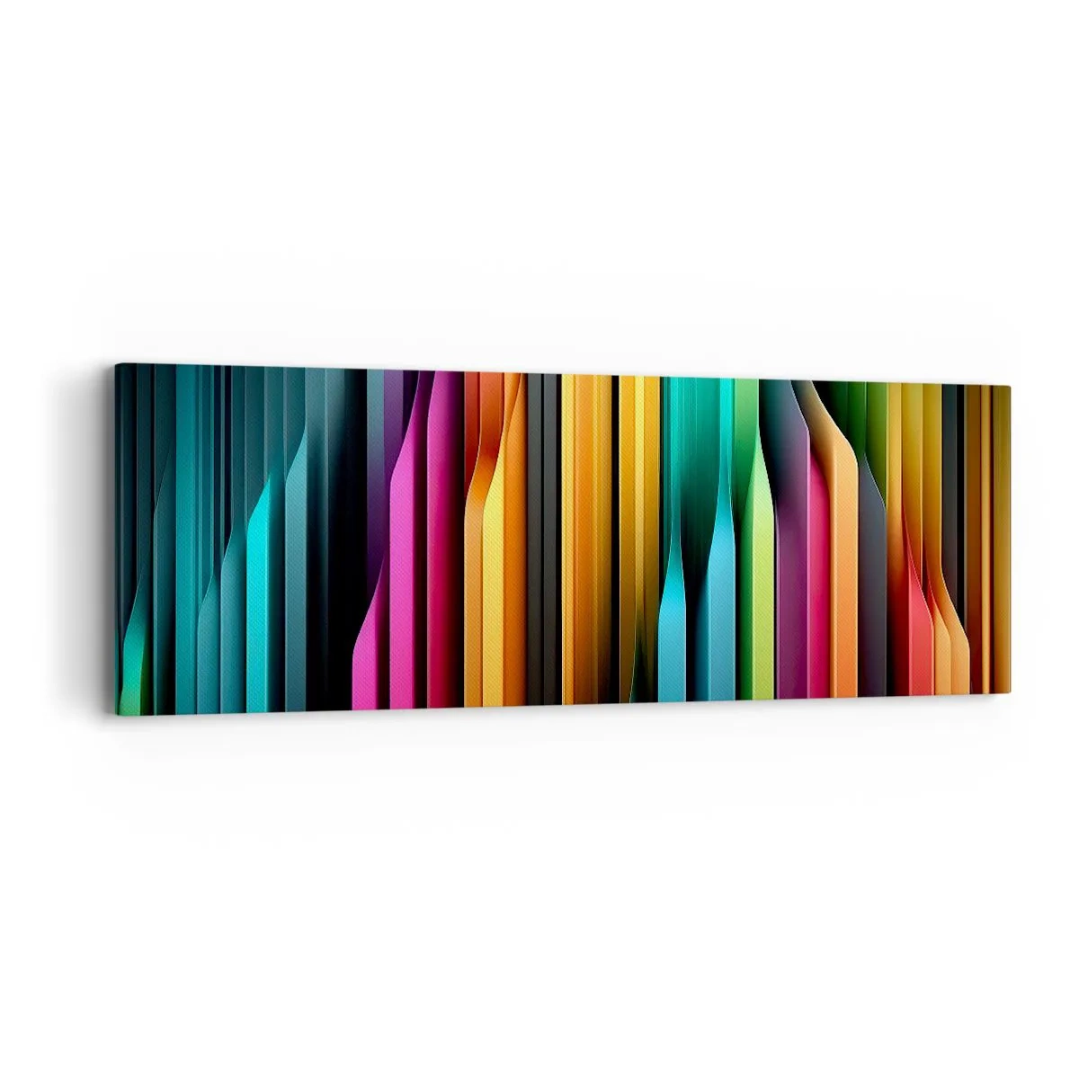 Lærredstryk - Billede på lærred - Lysende orgel - 90x30 cm