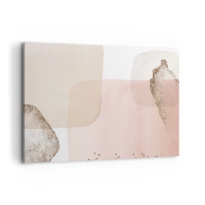 Lærredstryk - Billede på lærred - Et kig gennem farver - 100x70 cm