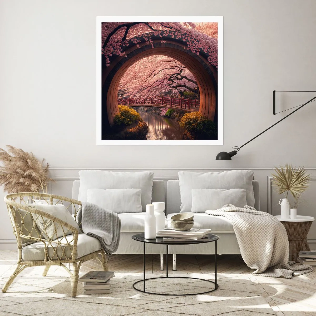 Plakat - Japansk forår - 60x60 cm