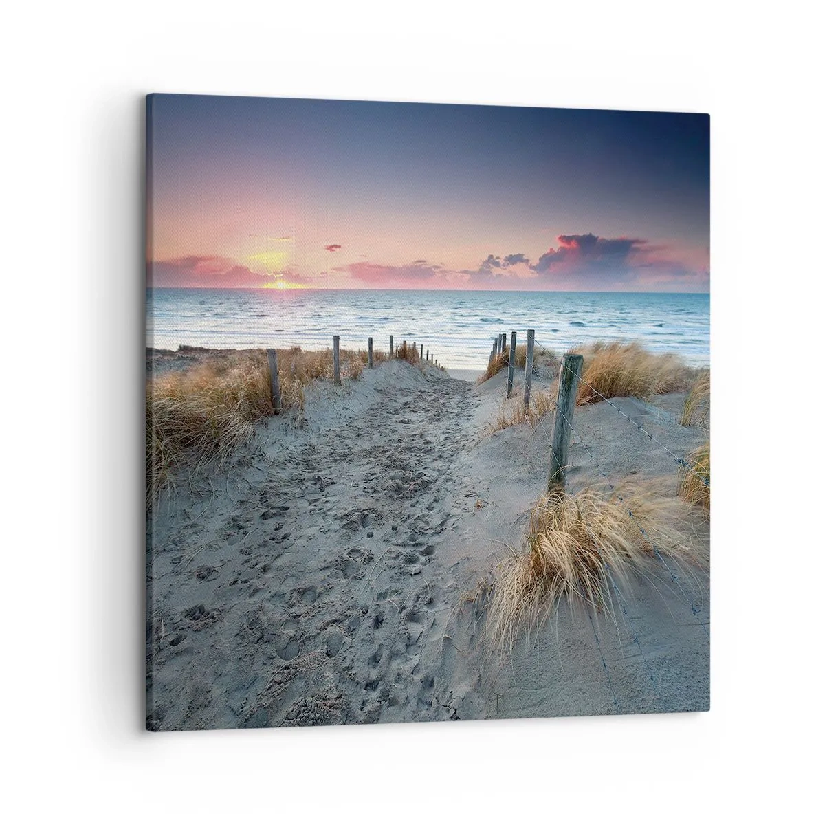 Lærredstryk - Billede på lærred - Du har udgydt en regnbue af strålende pragt.... - 50x50 cm