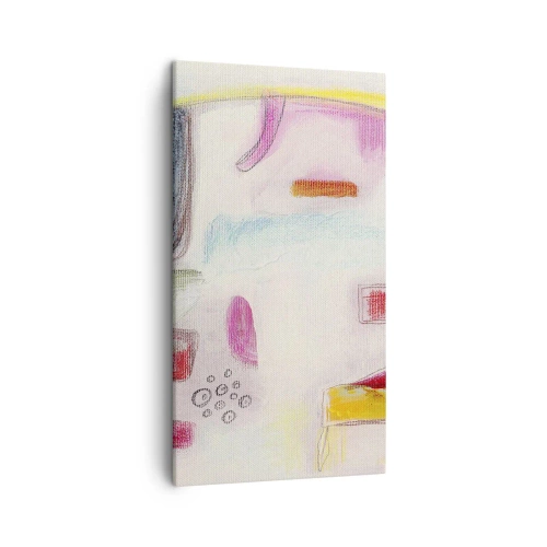 Lærredstryk - Billede på lærred - Mere konveks end konkav eller flad - 45x80 cm
