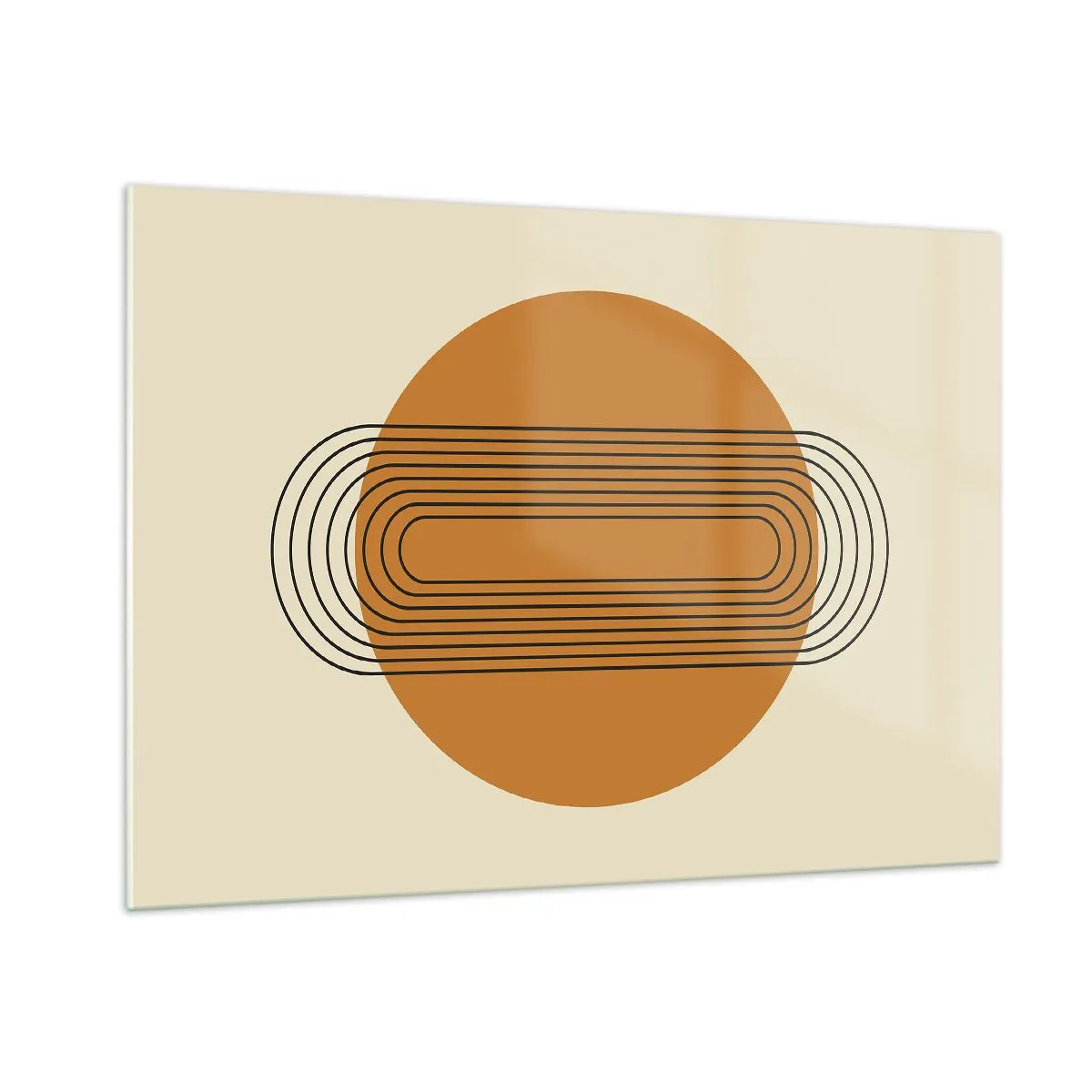 Billede på glas - Den perfekte plan - 100x70 cm