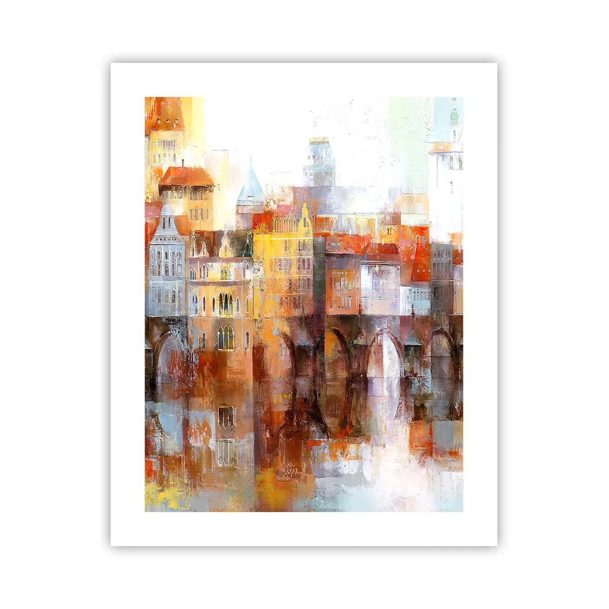 Plakat - Under broen også smuk - 40x50 cm