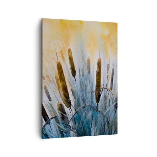 Lærredstryk - Billede på lærred - Vandets kulde, solens varme - 50x70 cm