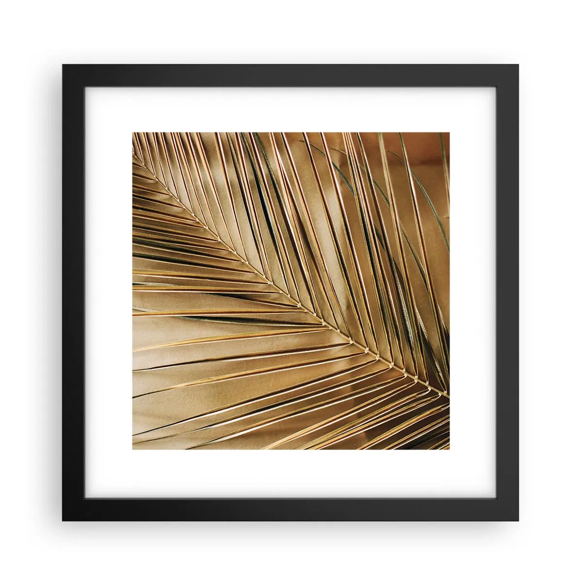 Plakat i sort ramme - Naturlig kolonnade - 30x30 cm