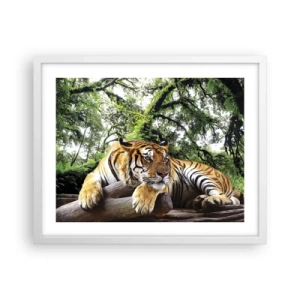 Plakat i hvid ramme - Med venlig hilsen - 50x40 cm