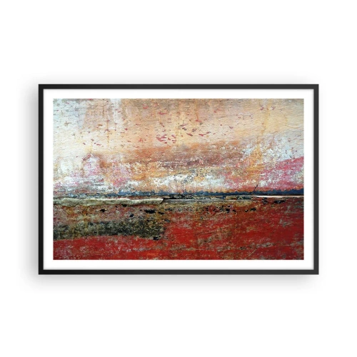 Plakat i sort ramme - Måske er det havet - 91x61 cm