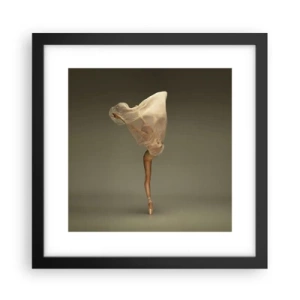 Plakat i sort ramme - Den er ved at flyve - 30x30 cm