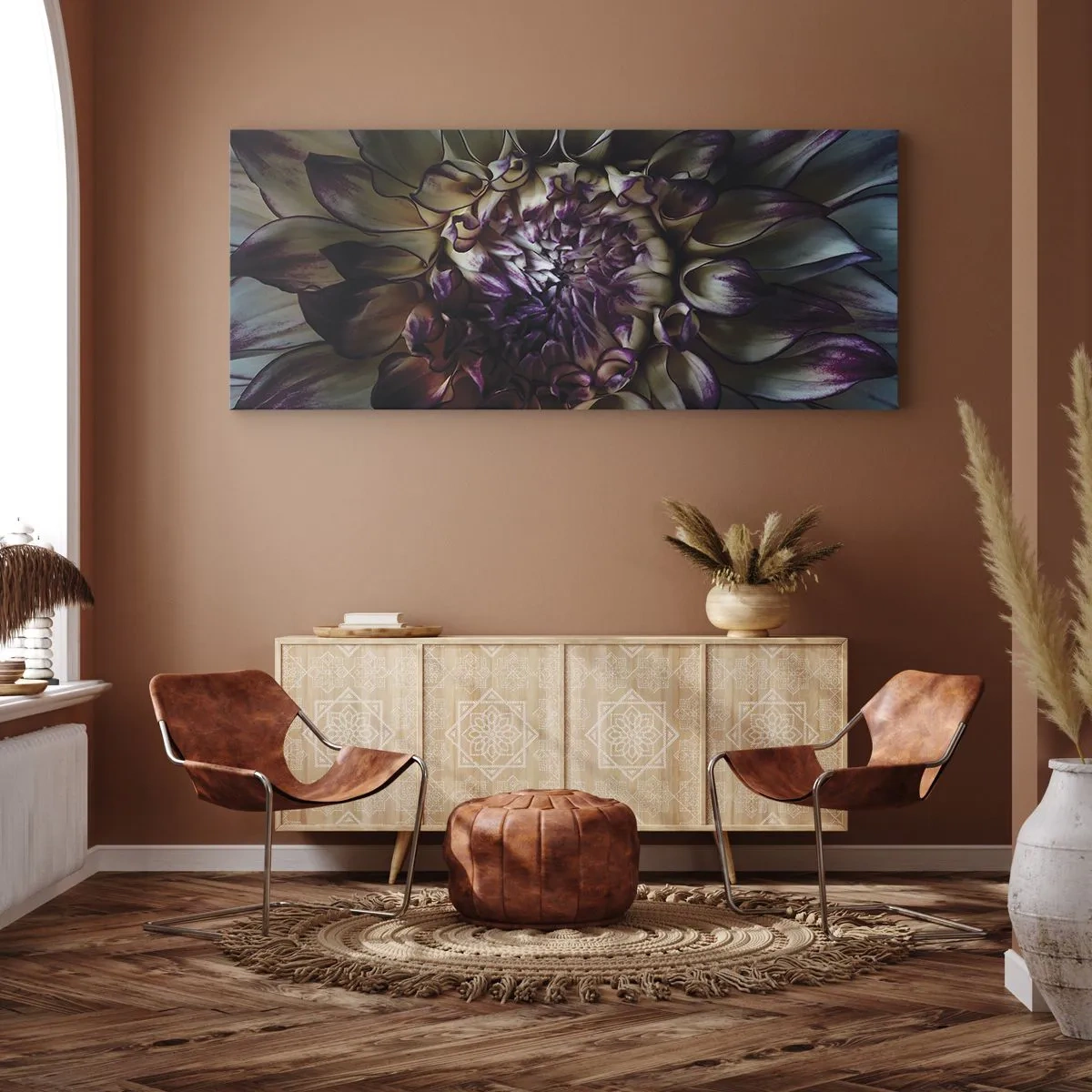 Lærredstryk - Billede på lærred - Ungdommens blomstring - 120x50 cm