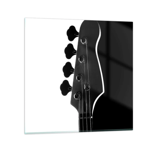 Billede på glas - Stilhed i klipper - 30x30 cm