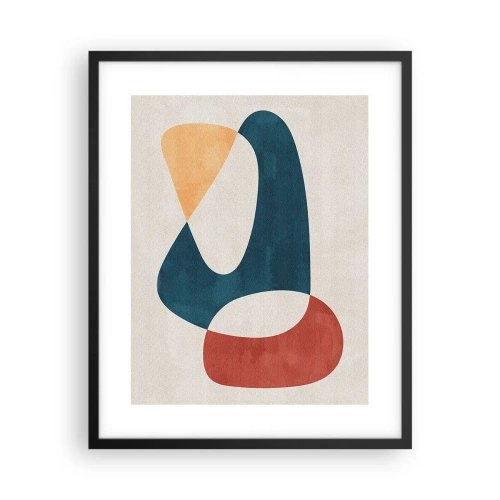 Plakat i sort ramme - Påvirkninger og metamorfoser - 40x50 cm